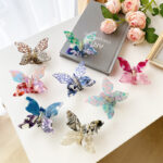 Butterfly Hairpin Girl Clip Back Head Pan - Image 2