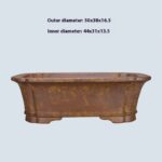 Purple Sand Hand-changed Double Pumping Angle Rectangular Segment Mud Flowerpot - Image 3