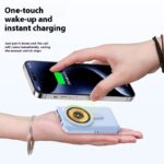 Magnetic Self-contained Bracket Power Bank Large Capacity - Image 4