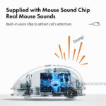 NEW Motion Cat Toy Electronic Moving Mouse Cat Toy Interactive Cat Toy With Rechargeable Battery Sound Box Cat Mouse Feather - Image 9