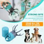New Dog Pooper Scooper Pet Outdoors Portable Claw Poop Scooper Garbage Bag Cat Dispenser Waste Pick-up Cleaner - Image 7