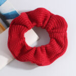 Women Hair Scrunchies Vintage Velvet Solid Color Hair Band For Girls Ponytail Holder Rubber Bands Hair Ties Accessories - Image 6
