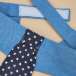 Durable Pet Collar Adjustable Denim Pet Collar With Star Pattern Dog Necktie For Holiday Weddings Formal Events For Dogs - Image 9