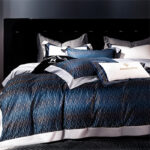 160 Long-staple Cotton Yarn-dyed Four-piece Jacquard Beddings - Image 2