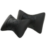 Leather Quilted Car Headrest To Protect Cervical Neck Neck Pillow - Image 6
