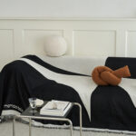 European Style Living Room Tassel Knitted Sofa Blanket - Image 2