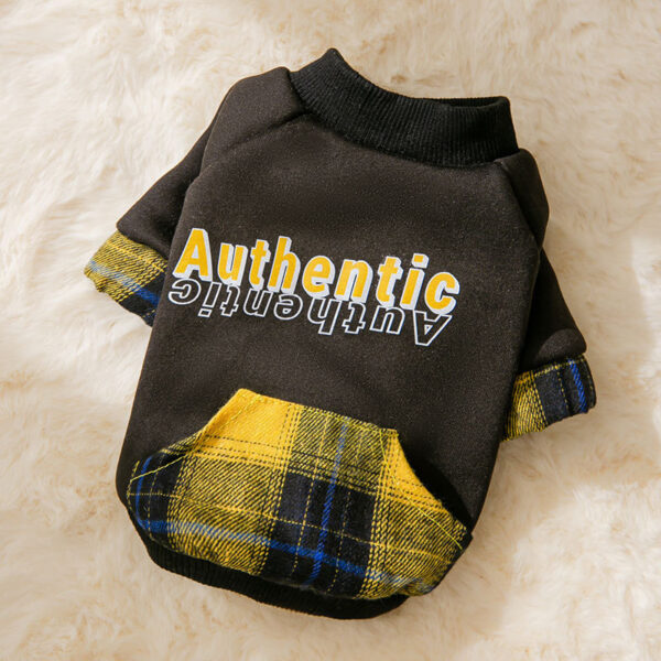 Autumn And Winter Hooded Pet Clothing Trendy Cool Sweater