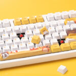 Black Jue Hairy Wired Mechanical Keyboard Cherry Key Cap Esports Game Typing - Image 4