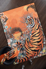 Door Carpet Non-slip Mat Home Living Room Bedroom Bedside Round - Image 4