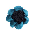 Solid Color Performance Dance Velvet Headband With Hair Mesh Bag - Image 6
