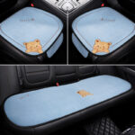Car Cushion Winter Plush Three-piece Set - Image 5