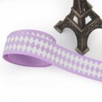 25mm Bronzing Geometric Rib Ribbon - Image 9