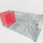 Fully Automatic Cat-trap Cage Foldable Pedal Galvanized Cat Cage Love Rescue Cage - Image 8
