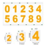 High Temperature Resistant Signboard Reflective Waterproof Pvc Adhesive Number Paper - Image 5