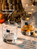 Handmade Whiskey Shot Glass Imported Liquor Glass Set Gift Box - Image 4
