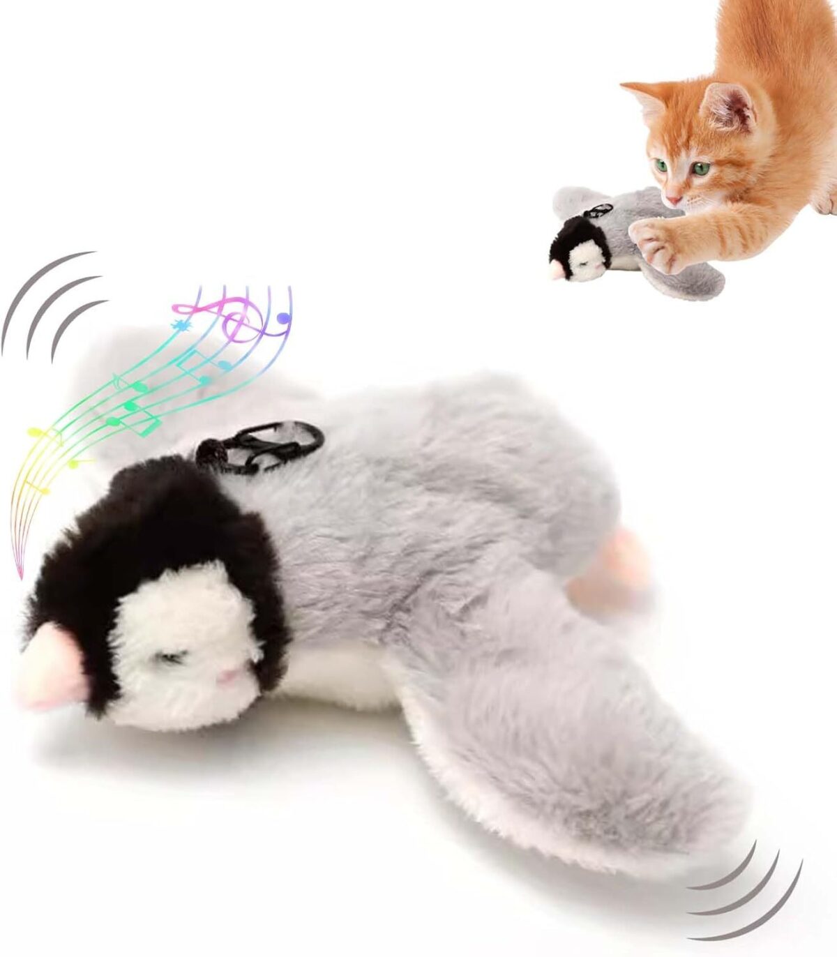 Interactive Chirping Bird Cat Toy, 2025 New Flying Interactive Flapping Chirping Bird Cat Toy, Flapping Bird Cat Toy For Indoor Bored Cats, Flapping Bird Cat Toy - Image 2