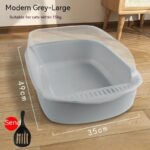 Semi-closed Anti-sand Litter Box - Image 6