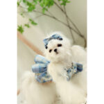 Small Body Blue JK Plaid College Style Cute Suspender Skirt - Image 2