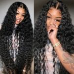 12a Water Wave Human Hair 13x4 Lace Front Wig - Image 3