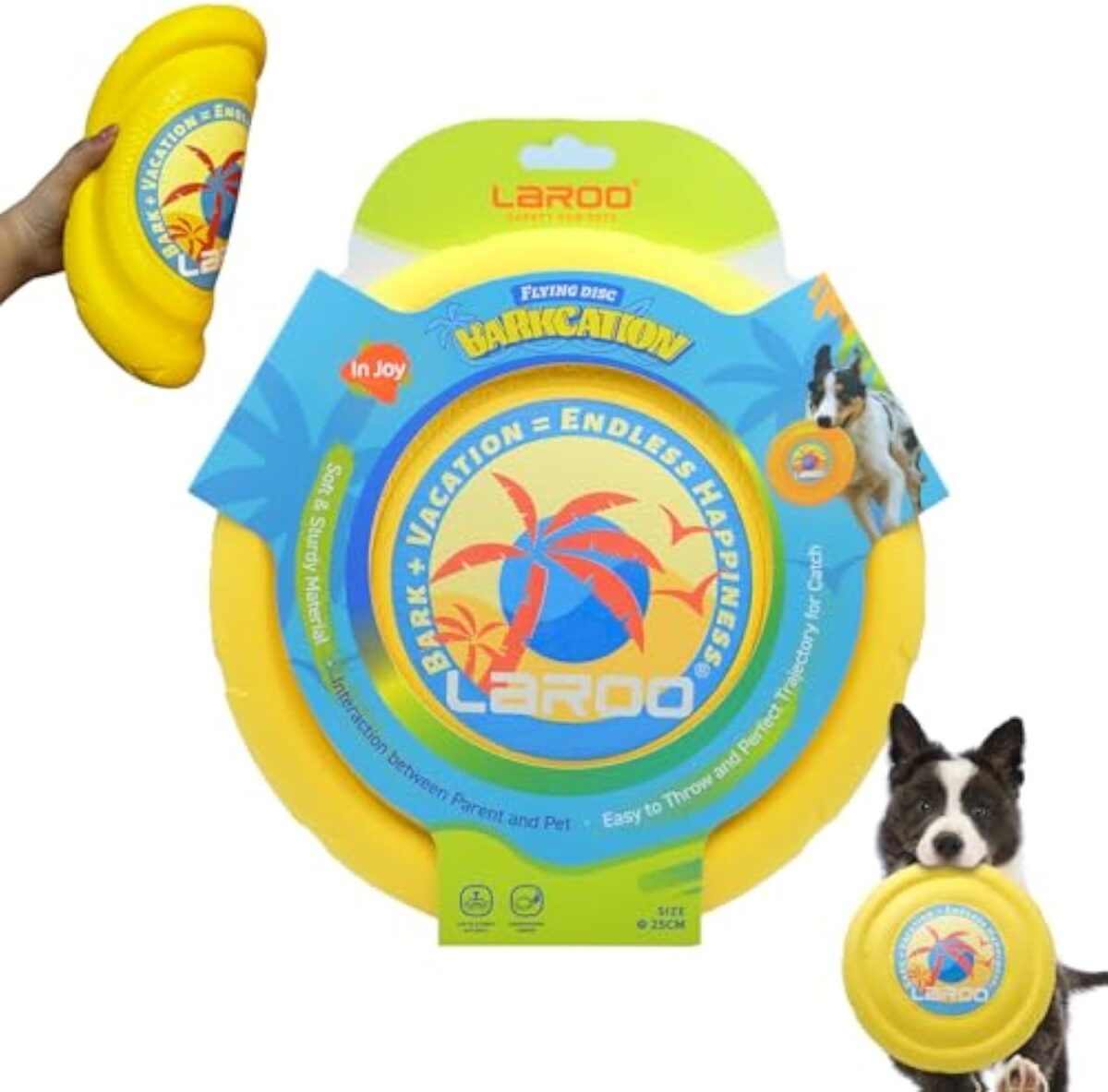 Dog Flying Disc Dog Flying Disc Durable And Interactive Flying Disc For Medium And Large Dogs  Perfect For Summer Parties And Outdoor Playtime - Image 2