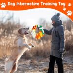 Interactive Sniffle Dog Toy For Throwing, Snuffle Pet Flying Disk For Dogs, Dog Flying Toy, Dog Sniffing Collar Toy Soft Polar Fleece Relieve Boredom Sniff Ball Enrichment Toy For Pet - Image 4