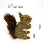Squeaky Dog Toy Pet Toy Dog Biting Toy Dog Squirrel Plush Toy Interactive Chewing Toy For Small Large Dogs Aggressive Chewers - Image 2