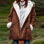 Women's Suede Fleece-lined Warm Jacket - Image 5