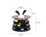 Rotating Four-layer Cat Plate, Interactive Educational Toy  Multicolor To Relieve Boredom - Image 2