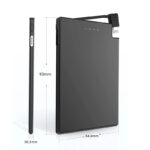 Ultra-thin Compact Portable With Cable Mobile Power Supply - Image 2
