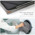 Double-sided Four Seasons Dog Bed For Medium Small Dog Waterproof Bite Resistant Leather Removable Dog Crate Bed Summer Pet Mats - Image 4