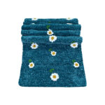 Handwoven Blanket DIY Warm Velvet Gold Wire Material Bag - Image 5