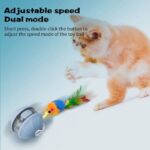 Upgrade Cat Interactive Ball Toy Automatic Rolling Ball Faux Tail Rechargeable Smart Pet Electric Toy Laser Pointer Cat Accessor - Image 2