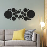 Big And Small Circles Mirror Sticker 3D Stereo Acrylic Wall Decoration - Image 4