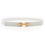 Fashion Leaf Thin Belt Female Ornament Waist Seal - Image 4