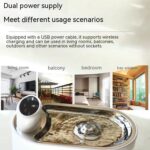 Stainless Steel Plate Household Pet Cat Dog Intelligent Wireless Water Dispenser - Image 8