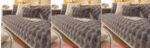 Winter Thickened Rabbit Plush Modern Sofa Cushion - Image 6