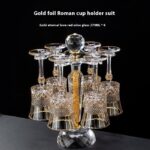 European-style Gold Crystal Glass Red Wine Goblet Suit - Image 9
