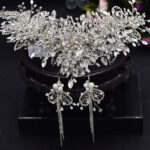 Bridal Tiara Wedding Crystal Crown Handmade Accessories - Image 4