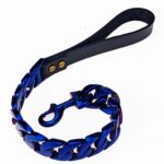 Pet Supplies Stainless Steel 32 Cast Traction Chain, Sandblasted Traction Black Handle - Image 5