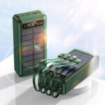 Solar With Cable Power Bank 30000 MA Mobile Power Supply - Image 3