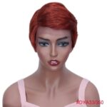 Europe And The United States 613 Rebecca Short Real Hair Headgear - Image 5