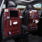 Car Interior Supplies Multifunctional Seat Back Leather Folding - Image 3