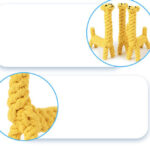 Giraffe Bite Resistant Pet Dog Chew Toys For Small Dogs Cleaning Teeth Puppy Dog Rope Knot Ball Toy Playing Animals Dogs Toys Pets - Image 5
