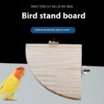 Climbing And Playing Bird Cage Accessories Toy Solid Wood Jumping Platform Standing Board - Image 3