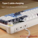 Wireless Bluetooth Keyboard Mouse Suit Mechanical Feeling - Image 5