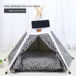 Pet Tent Cat House Removable And Washable Kennel Cat Villa Semi-enclosed Insulation Cat Nest Foldable Cat Tents - Image 10