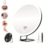 Charging Led Fill Light With Light Bracket Rotating Makeup Mirror - Image 4