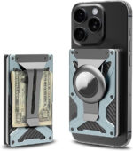 Built-in Magnetic Metal Card Clamp Mobile Phone Magnetic Anti-theft Swiping Function - Image 8