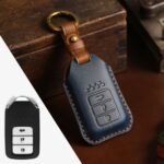 Full Leather Car Key Case Cowhide - Image 5