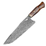 Damascus Steel Kitchen Knife Professional Kitchen Chef's Knife - Image 4